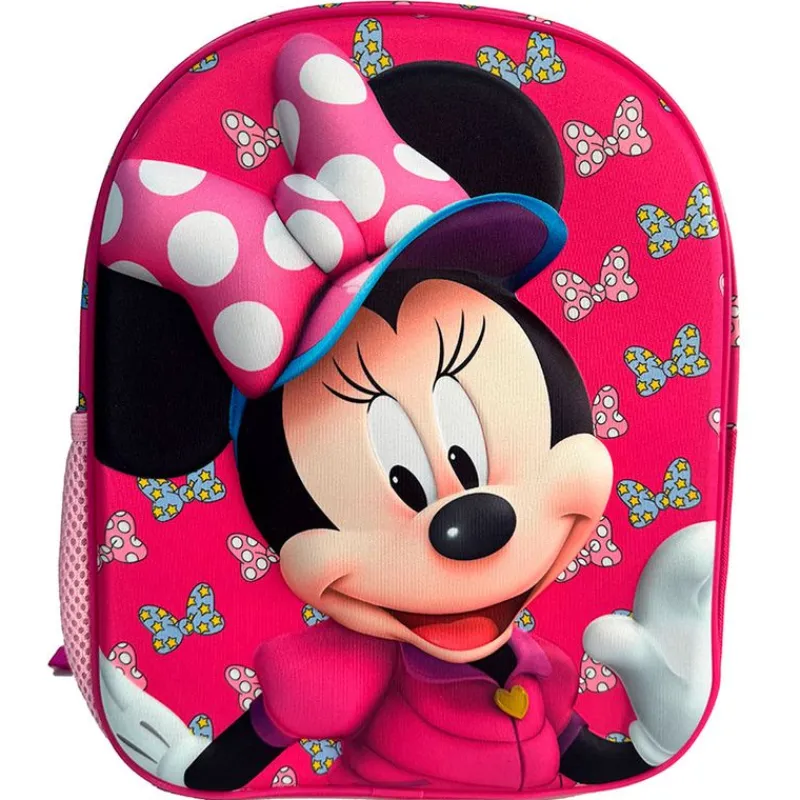 SELECCION DRIM Escolar-Minnie Mouse Mochila 3D Lacitos