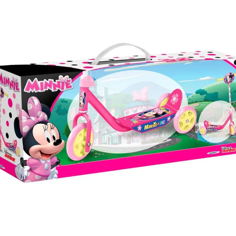 STAMP Bicicletas, Correpasillos Y Triciclos-Minnie Mouse Patinete 3 Ruedas
