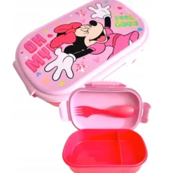 KIDS EUROSWAN Complementos De Alimentación-Minnie Mouse Sandwichera Cubierto
