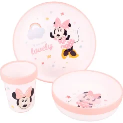 Minnie Mouse Vajilla 3 Piezas Antideslizante*STOR Sale