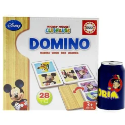 EDUCA Juegos Y Juguetes Educativos|Juegos De Mesa-Minnie/Mickey Domino 28 Piezas