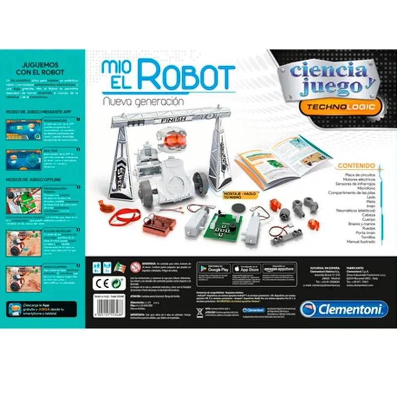 CLEMENTONI Robots|Juegos Y Juguetes Educativos-Mio el Robot Nueva Generación