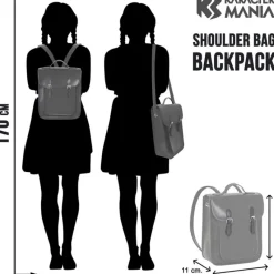 Miércoles Bolso Convertible Mochila*KARACTERMANIA Best