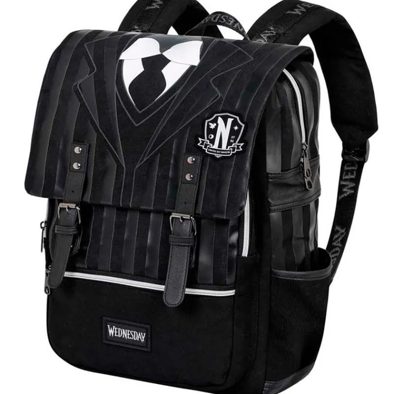KARACTERMANIA Escolar-Miércoles Mochila Oxford Uniforme