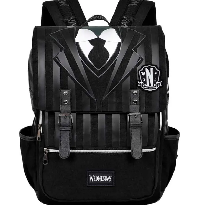 KARACTERMANIA Escolar-Miércoles Mochila Oxford Uniforme