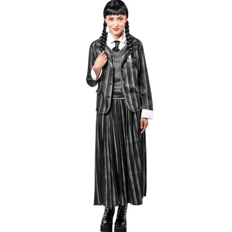RUBIE'S Halloween-Miércoles Uniforme Escolar Adulto