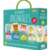 SELECCION DRIM Juegos Y Juguetes Educativos|Puzzles Y Construcciones-Mis Primeros Animales Puzzle + Libro