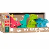 MOLTO Juegos De Madera-Mis Primeros Dinosaurios de Madera