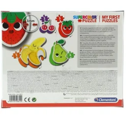CLEMENTONI Puzzles Y Construcciones-Mis Primeros Puzzles Fruta y Verdura