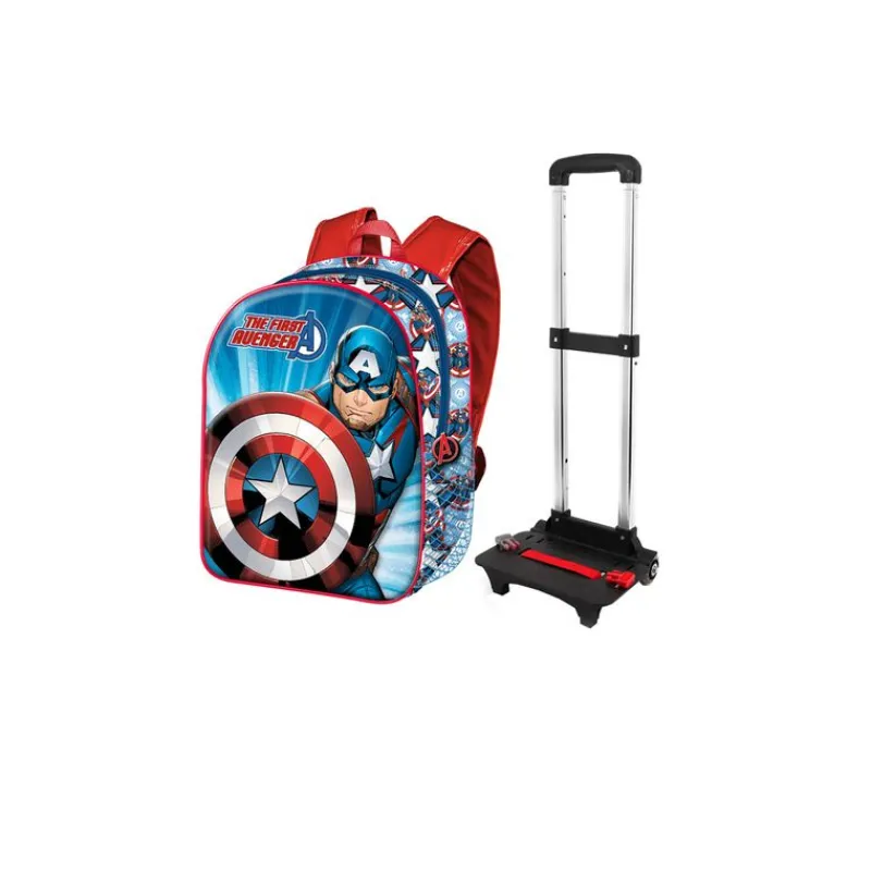 KARACTERMANIA Escolar-Mochila Capitán América infantil