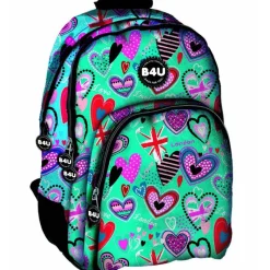 Mochila Escolar B4U Corazones*SELECCION DRIM Outlet