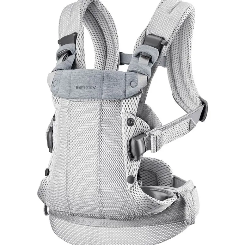 BABY BJORN Mochilas Portabebé-Mochila Harmony hasta 15 kg Mesh Plata