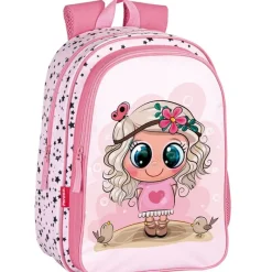 PERONA Escolar-Mochila Infantil Muñeca
