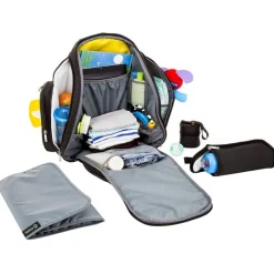 SAFETY Bolsos Maternales-Mochila maternal con cambiador