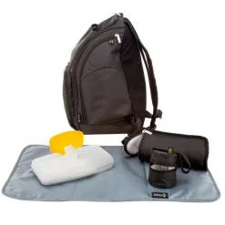SAFETY Bolsos Maternales-Mochila maternal con cambiador