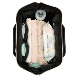 KIKKABOO Bolsos Maternales-Mochila maternal Siena negra