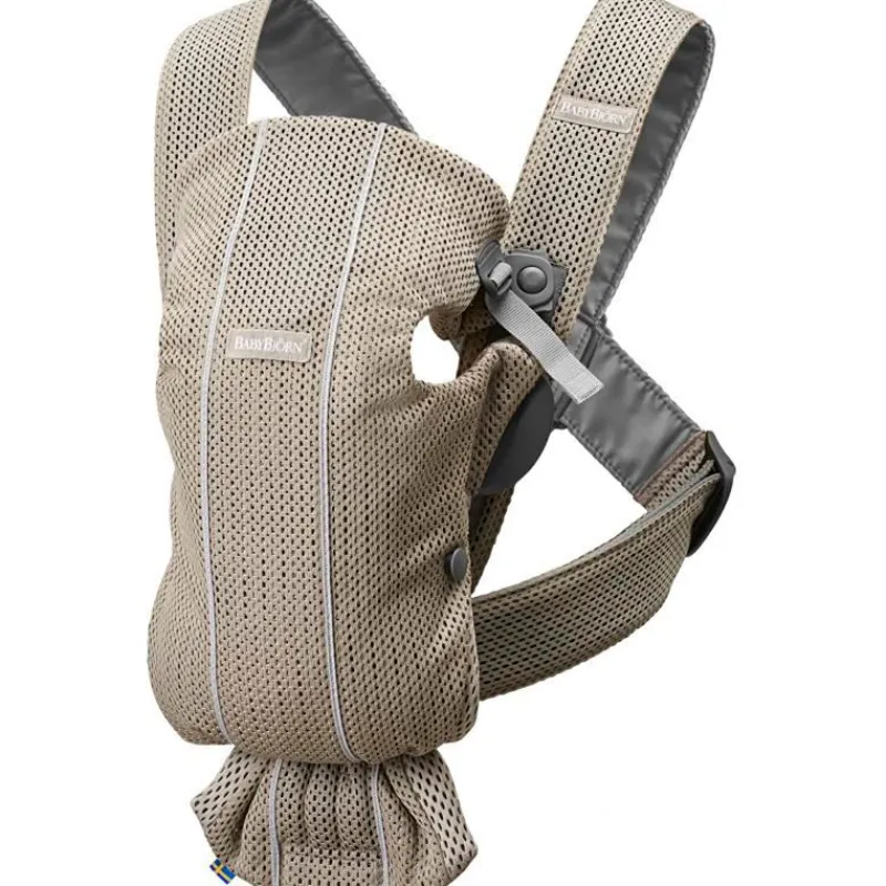 Mochila Mini Beige Tejido Mesh*BABY BJORN Clearance
