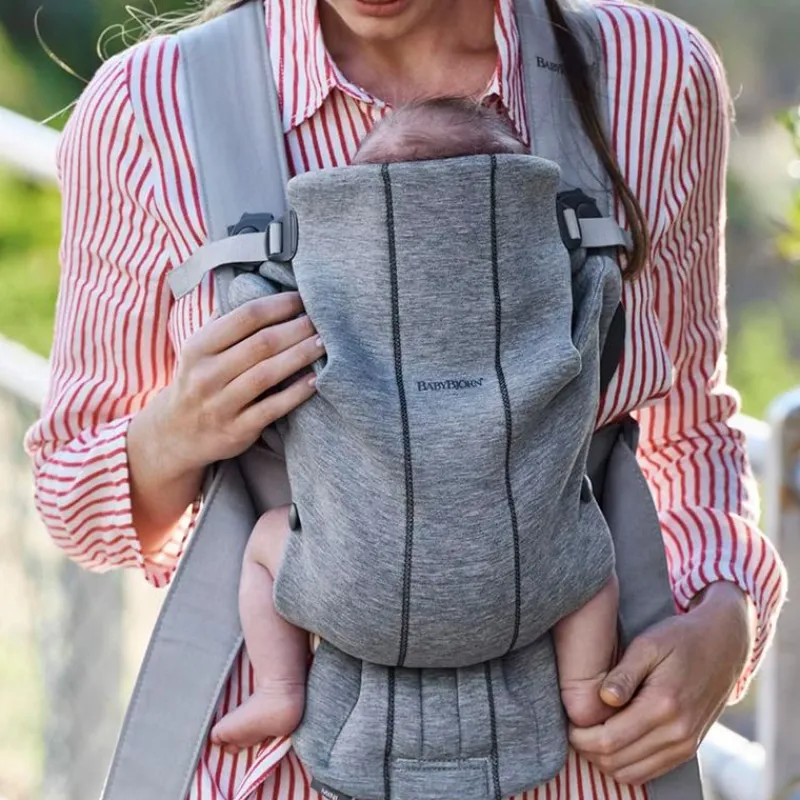 Mochila Mini Jersey Gris*BABY BJORN Hot