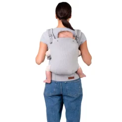 MOMI Mochilas Portabebé-Mochila pectoral Collet Gris hasta 20kg