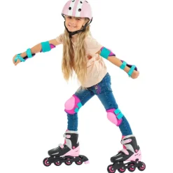 MOLTO Bicicletas, Correpasillos Y Triciclos-Roller Patines 4 en Línea Rosa