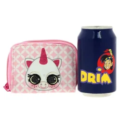 SELECCION DRIM Ropa Y Complementos-Monedero Infantil Unicornio Rosa