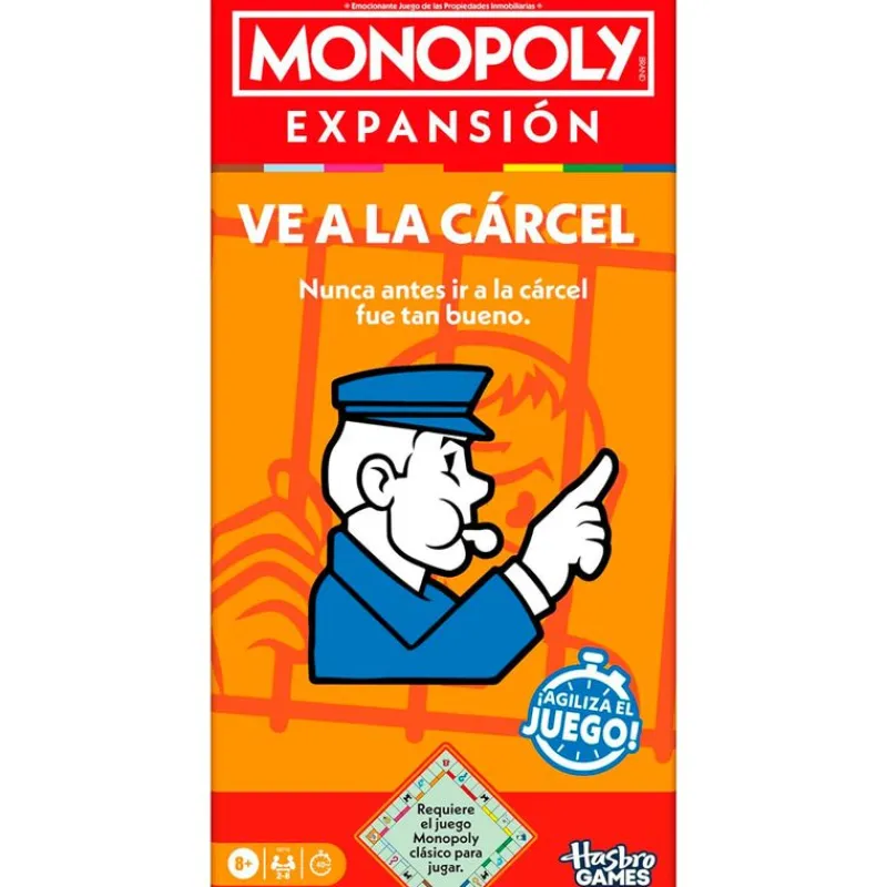 HASBRO Juegos De Mesa-Monopoly Expansión Ve a la Cárcel