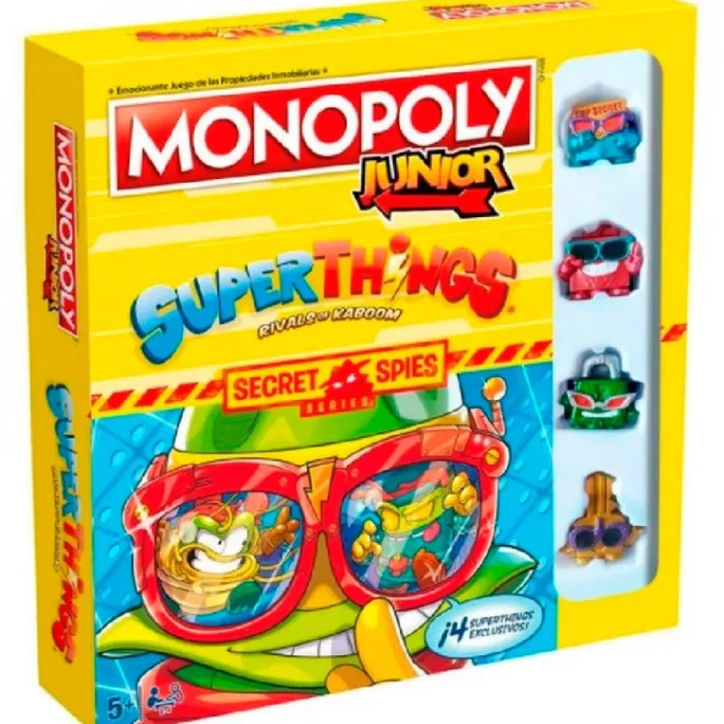 SELECCION DRIM Juegos De Mesa-Monopoly Junior Superzings Surtido