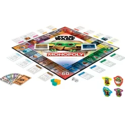 Monopoly Star Wars Juego Mandalorian Baby Yoda*HASBRO Clearance