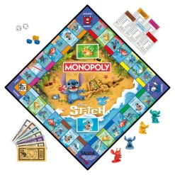 HASBRO Stitch|Juegos De Mesa-Monopoly Stitch