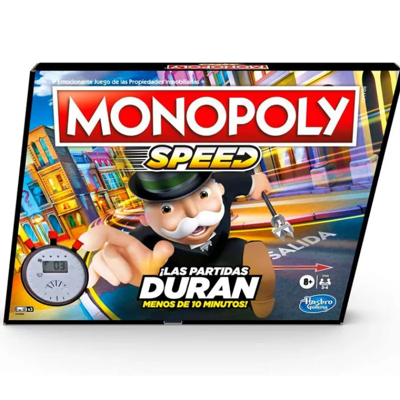 HASBRO Juegos De Mesa-Monopoly Versión Speed