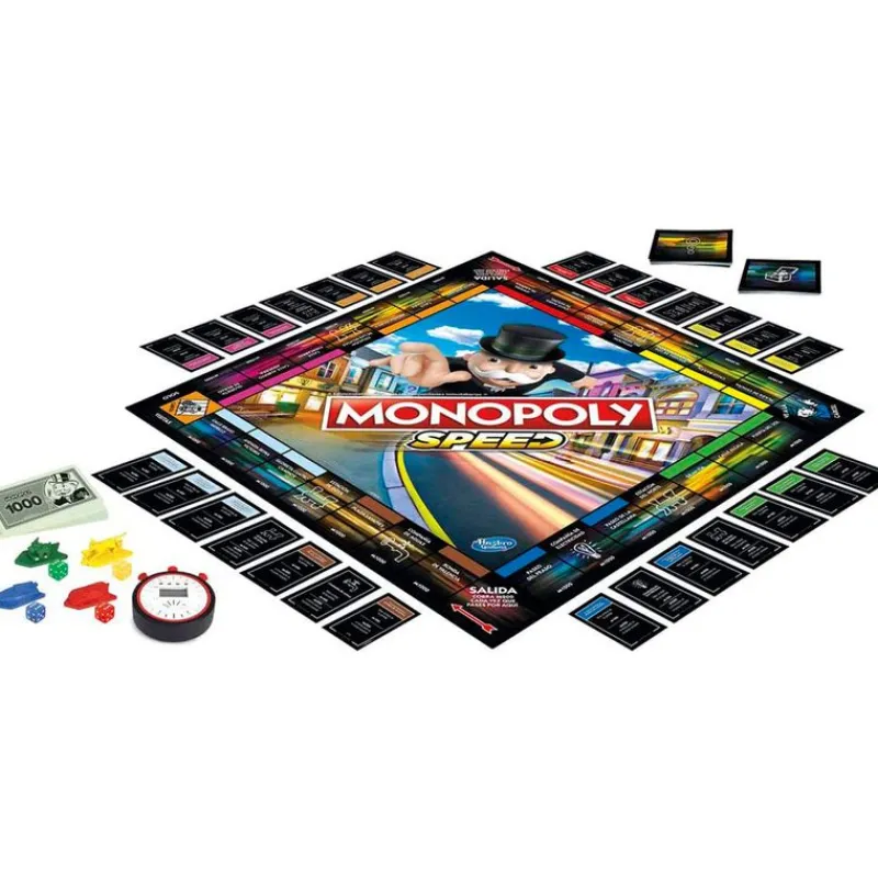 HASBRO Juegos De Mesa-Monopoly Versión Speed