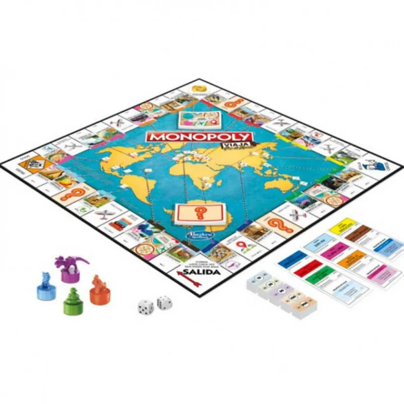 HASBRO Juegos De Mesa-Monopoly World Tour