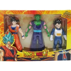 BIZAK Figuras Y Figuras De Acción-Monster Flex Dragon Ball Pack 3 Surtido