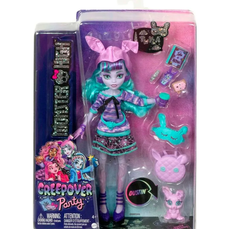 MATTEL Monster High Colección|Halloween-Monster High Creepover Party Muñeca Twyla