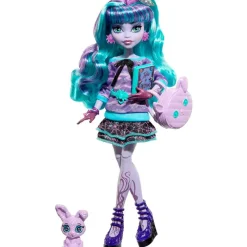 MATTEL Monster High Colección|Halloween-Monster High Creepover Party Muñeca Twyla