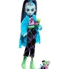 MATTEL Monster High Colección|Halloween-Monster High Creepover Party Muñeca Frankie Stein