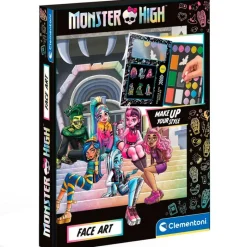 CLEMENTONI Halloween|Juegos Y Juguetes De Imitación-Monster High Face Art Estuche de Maquillaje