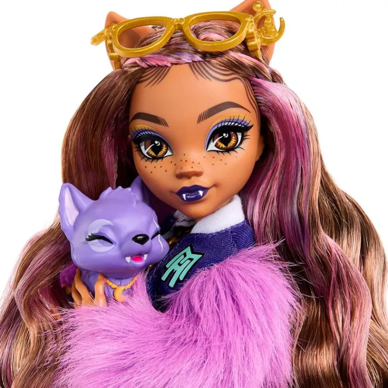 MATTEL Monster High Colección|Halloween-Monster High Muñeca Clawdeen Wolf G3 Core Refresh