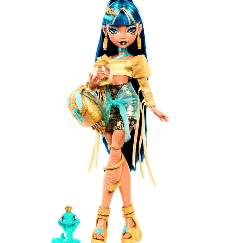 MATTEL Monster High Colección|Halloween-Monster High Muñeca Cleo de Nile G3 Core Refresh