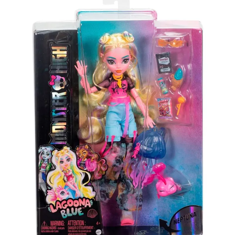 Monster High Muñeca Lagoona Blue G3 Core Refresh*MATTEL Best