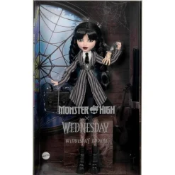 Monster High Muñeca Miércoles Addams Uniforme*MATTEL Best