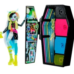 MATTEL Monster High Colección|Muñecas-Monster High Skulltimate Secrets Neon Frankie