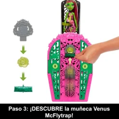 Monster High Skulltimate Secrets Jardín Misterioso Venus McFlytrap*MATTEL Outlet