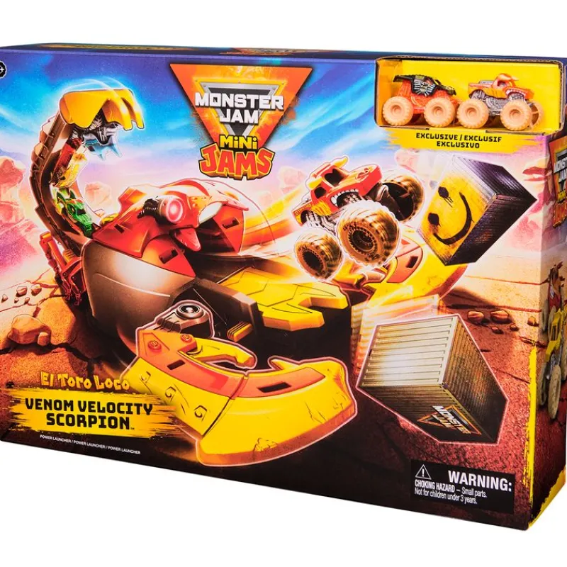 SPIN MASTER Vehículos, Trenes Y Parkings-Monster Jam Mini Jams Playset Escorpión