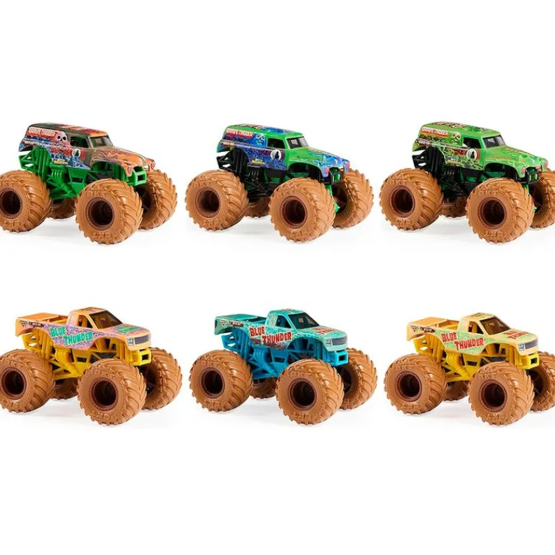 SPIN MASTER Vehículos, Trenes Y Parkings-Monster Jam Mystery Mudde Escala 1:64 STD