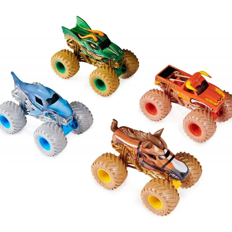 SPIN MASTER Vehículos, Trenes Y Parkings-Monster Jam Pack Coches Escala 1:64 Surtido