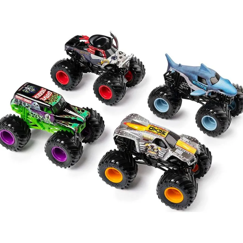 SPIN MASTER Vehículos, Trenes Y Parkings-Monster Jam Pack Coches Escala 1:64 Surtido