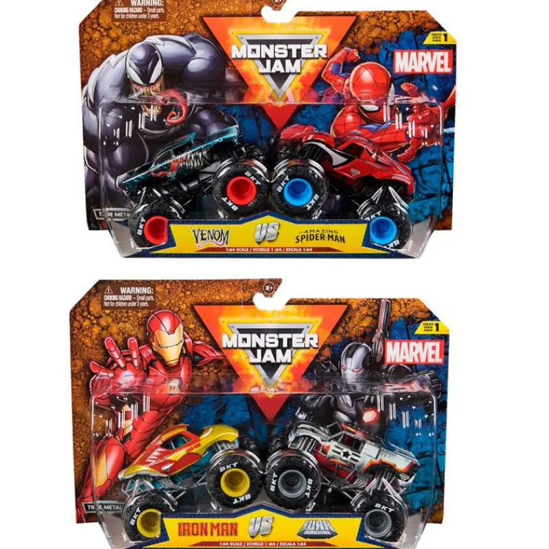 Monster Jam Pack Marvel 1:64 Surtido*SPIN MASTER Hot