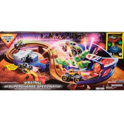 SPIN MASTER Vehículos, Trenes Y Parkings-Monster Jam Supercharge Speedway Pista Vehículos
