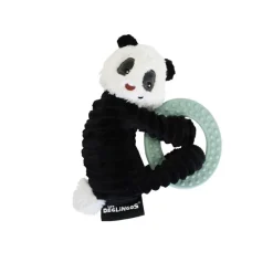 DEGLINGOS Sonajeros-Mordedor con anillo oso panda Rototo